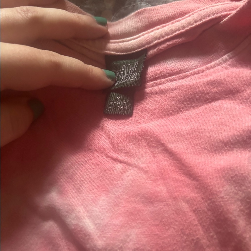 Wild Fable Pink Boxy Short Sleeve Tee - Picture 2 of 2